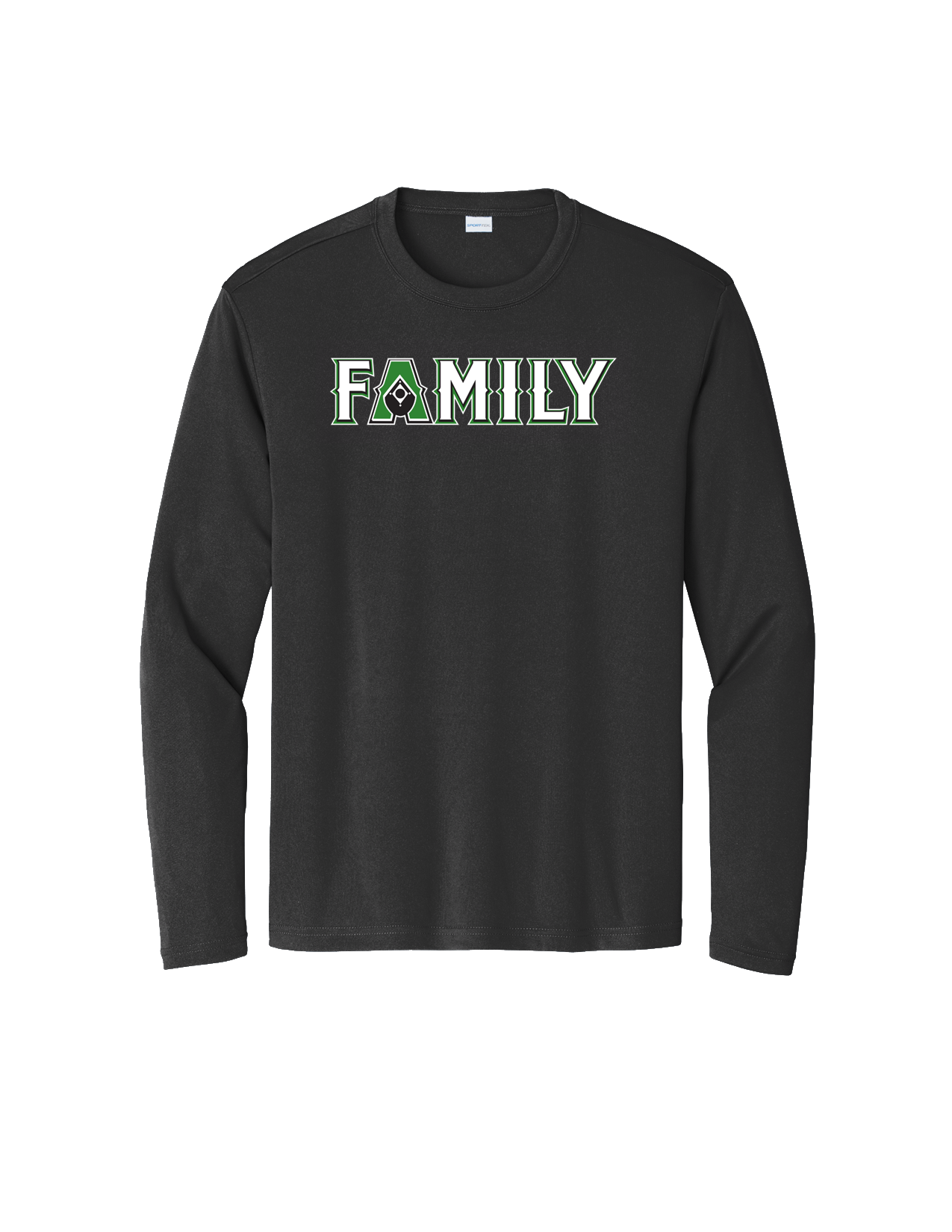 Black Action Family Long Sleeve Tee