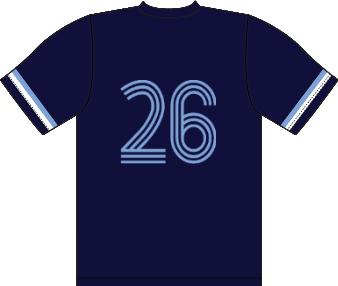Prospects Custom Game Jersey Navy Blue