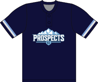 Prospects Custom Game Jersey Navy Blue